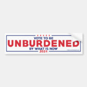 Onbelaste Trump-bumpersticker Bumpersticker (Voorkant)