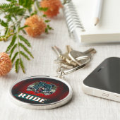 ONBELEEFD BEER STIJL SLEUTELHANGER (Zijkant)