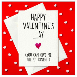 onbeleefd en grappige Valentijnsdag Kaart voor hem