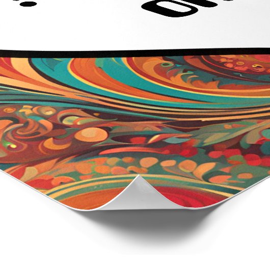 Onbeleefd Grappig Hart Ontwerp !@#$ Poster (Hoek)