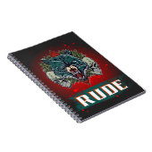 Onbeleefd, schedel en beer notitieboek (Rechterzijde)