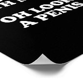 Onbeleefd voor vrouwen Ual Humor Funny Kinky Dirty Poster (Hoek)