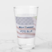 Onbeleefde arrogante vrouwen stemmen blauw 2024 ve glas (Achterkant)