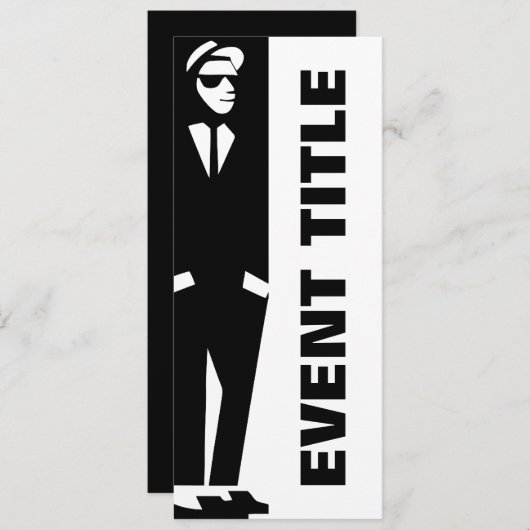 onbeleefde jongen : ska kaart (Voorkant / Achterkant)