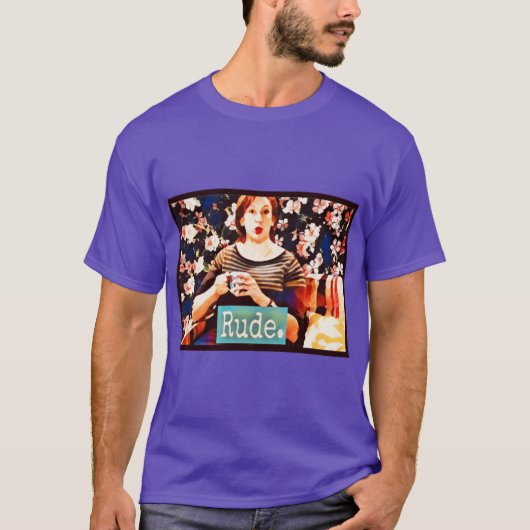 Onbeleefde Miranda Hart retro T-shirt (Voorkant)