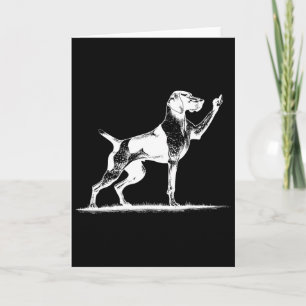 Onbeleefde Pointer Hond Gat Duitse Staande Hond D Kaart