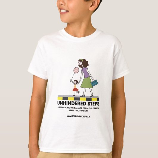 Onbelemmerde stappen Kinder Shirt (Voorkant)