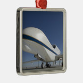 Onbemand vliegtuig 2 van Global Hawk Metalen Ornament (Rechts)
