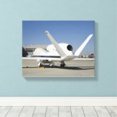 Onbemand vliegtuig van Global Hawk Canvas Afdruk (Insitu (Houten vloer))