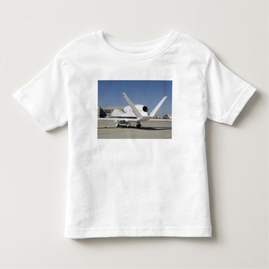 Onbemand vliegtuig van Global Hawk Kinder Shirts (Voorkant)