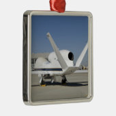 Onbemand vliegtuig van Global Hawk Metalen Ornament (Rechts)