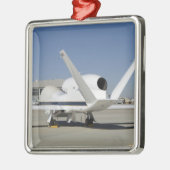 Onbemand vliegtuig van Global Hawk Metalen Ornament (Links)