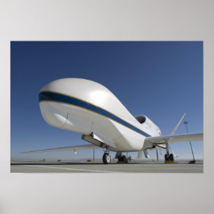 Onbemand vliegtuig van Global Hawk Poster