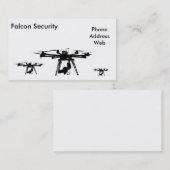 Onbemande luchtvaartuigen en ronden visitekaartje (Voorkant / Achterkant)