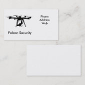 Onbemande luchtvaartuigen en ronden visitekaartje (Voorkant / Achterkant)