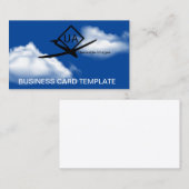 Onbemande Vliegtuig Activiteit Vliegtuig Drone Visitekaartje (Voorkant / Achterkant)