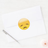 Onbenoemd Face Emoji Ronde Sticker (Envelop)