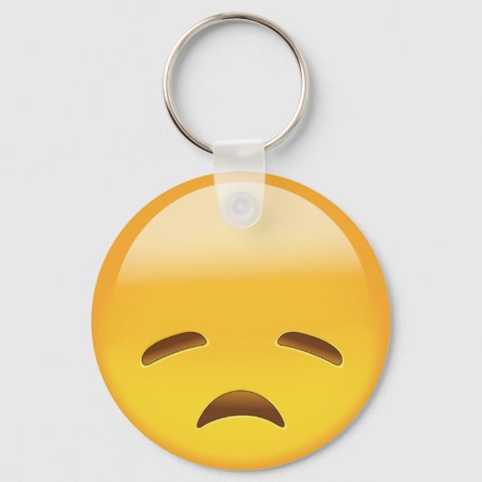 Onbenoemd Face Emoji Sleutelhanger (Voorkant)