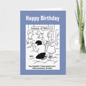 Onbenoemde echtgenoot in Beauty Salon Kaart (Voorkant)