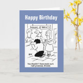 Onbenoemde echtgenoot in Beauty Salon Kaart (Gele Bloem)