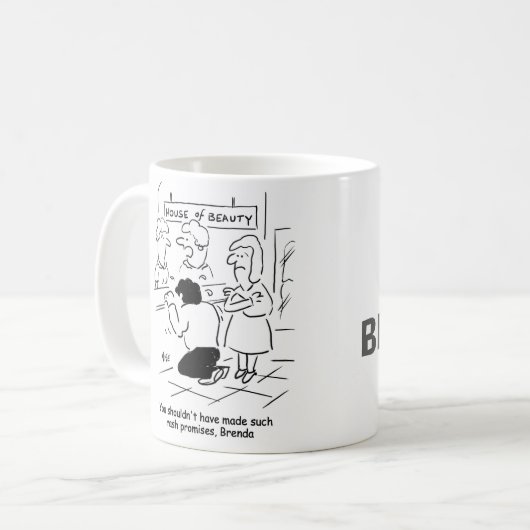 Onbenoemde echtgenoot in Beauty Salon Koffiemok (Voorkant links)