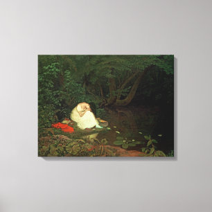 Onbenoemde liefde, 1821 canvas afdruk