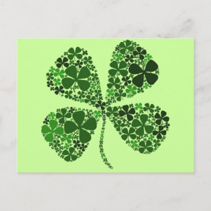 Onbepaald Lucky 4-leaf Clover Briefkaart