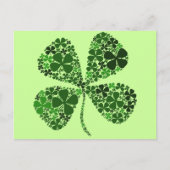 Onbepaald Lucky 4-leaf Clover Briefkaart (Voorkant)