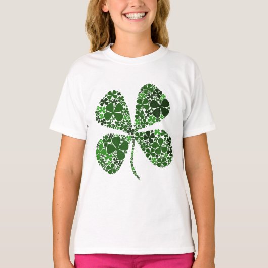 Onbepaald Lucky 4-leaf Clover Hoodie (Voorkant)