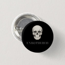 ONBEPERKT | Gebarsten Kalm Schedel Esthetiek Ronde Button 3,2 Cm