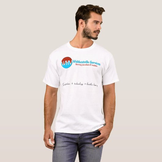 Onbeperkt leren: het T-shirt van Mannen (Voorkant volledig)