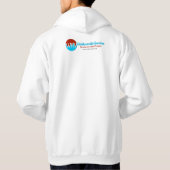 Onbeperkt leren: Mannen’s Hooded Sweatshirt (Achterkant)