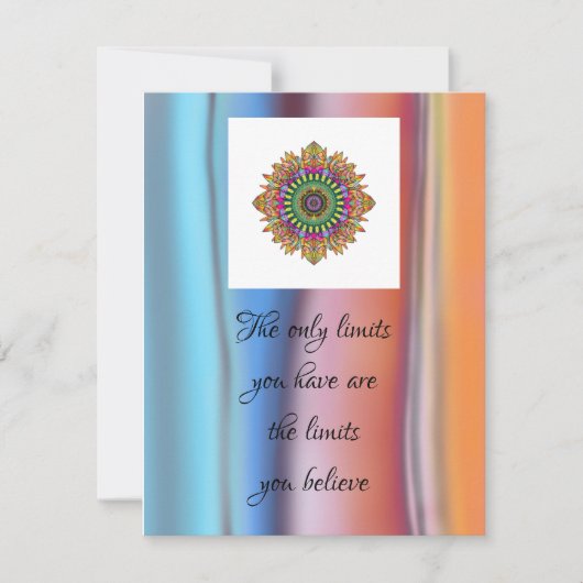 onbeperkt notitiekaartje (Voorkant)