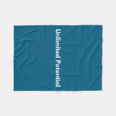 Onbeperkt Potentieel Inspirerende Motivatie Elke D Fleece Deken (Voorkant (Horizontaal))