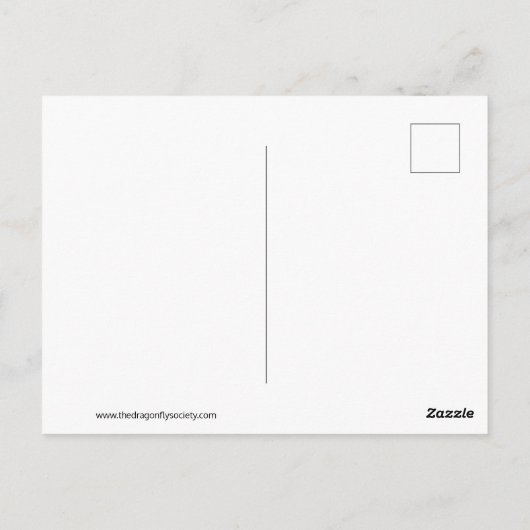 Onbeperkte ansichtkaart (zwart) briefkaart (Achterkant)