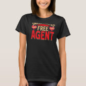 Onbeperkte vrije agent BACKPRINT-scheiding T-shirt (Voorkant)