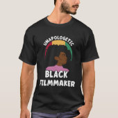 Onberispelijk zwarte filmmaker Afro-Amerikaans jun T-shirt (Voorkant)
