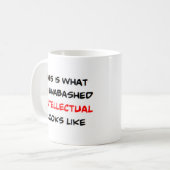 onbeschaamd intellectueel koffiemok (Voorkant links)