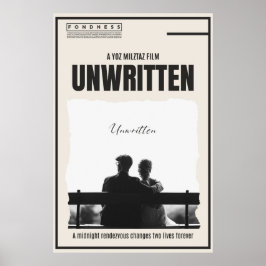 Onbeschreven Poster
