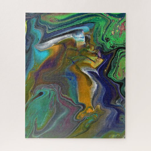 Onbeslist 1 Cool Wild Psychedelisch Puzzel (Verticaal)