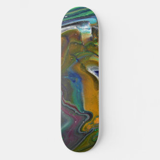 Onbeslist 3 Kleurrijk Abstract Skateboarddek Persoonlijk Skateboard