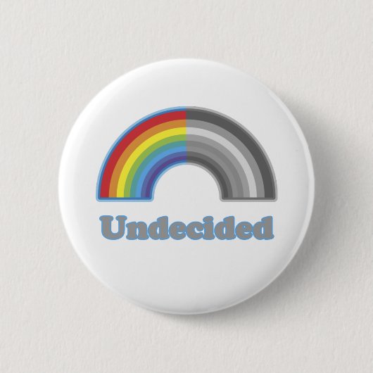 Onbeslist regenboog ronde button 5,7 cm (Voorkant)