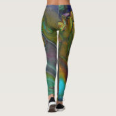 Onbesliste 2 psychedelische Abstracte Leggings (Achterkant)