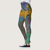 Onbesliste 2 psychedelische Abstracte Leggings (Links)