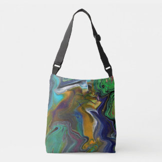 Onbesliste 3 Kleurrijke Abstracte Boodschappentas Crossbody Tas