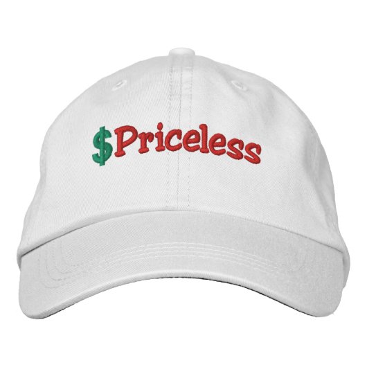 onbetaalbaar geborduurd Pet (Voorkant)