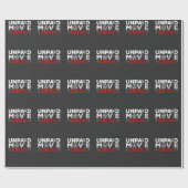 Onbetaald filmfilmfilmrecorder filmbioscoop Lover Cadeaupapier (Vlak)