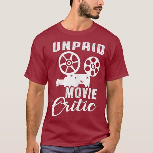 Onbetaalde filmregisseur van de vrouw t-shirt (Voorkant)
