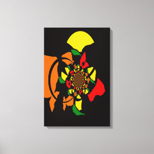 Onbetrouwbaar Kompas, Eerlijke Chaos Canvas Afdruk