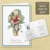 Onbevlekt Hart Maria Katholieke Sympathie Dank u Bedankkaart